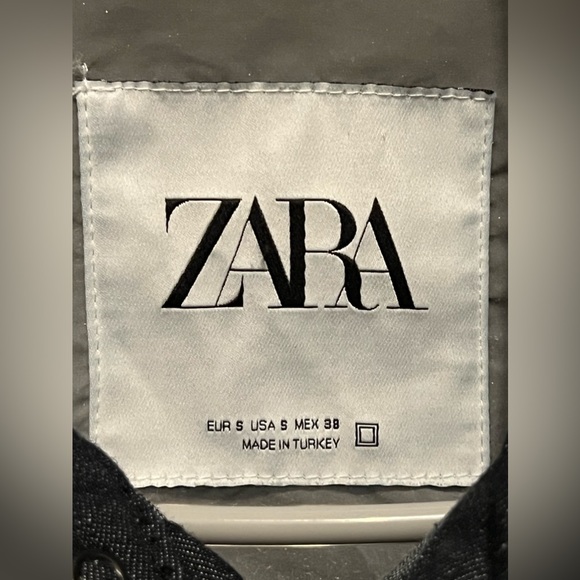 Zara Men’s Oversized Blue Denim Overshirt Jacket size S - Picture 2 of 3